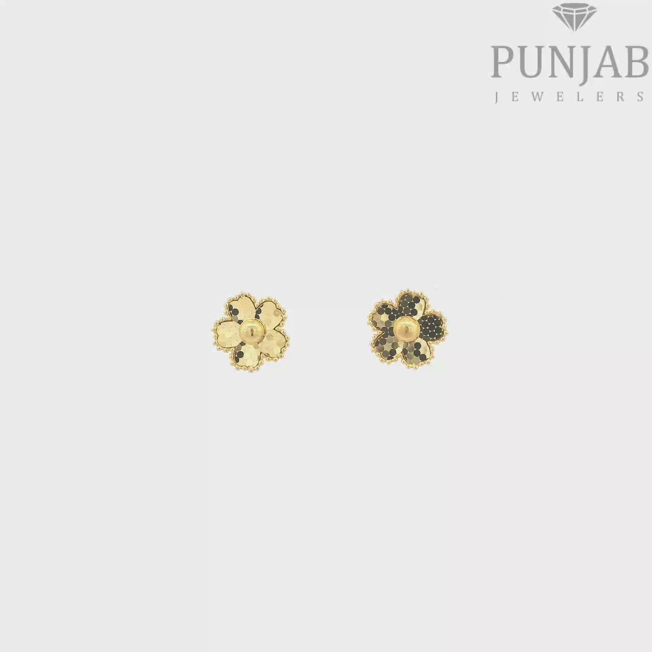 22K Yellow Gold Fancy Earrings
