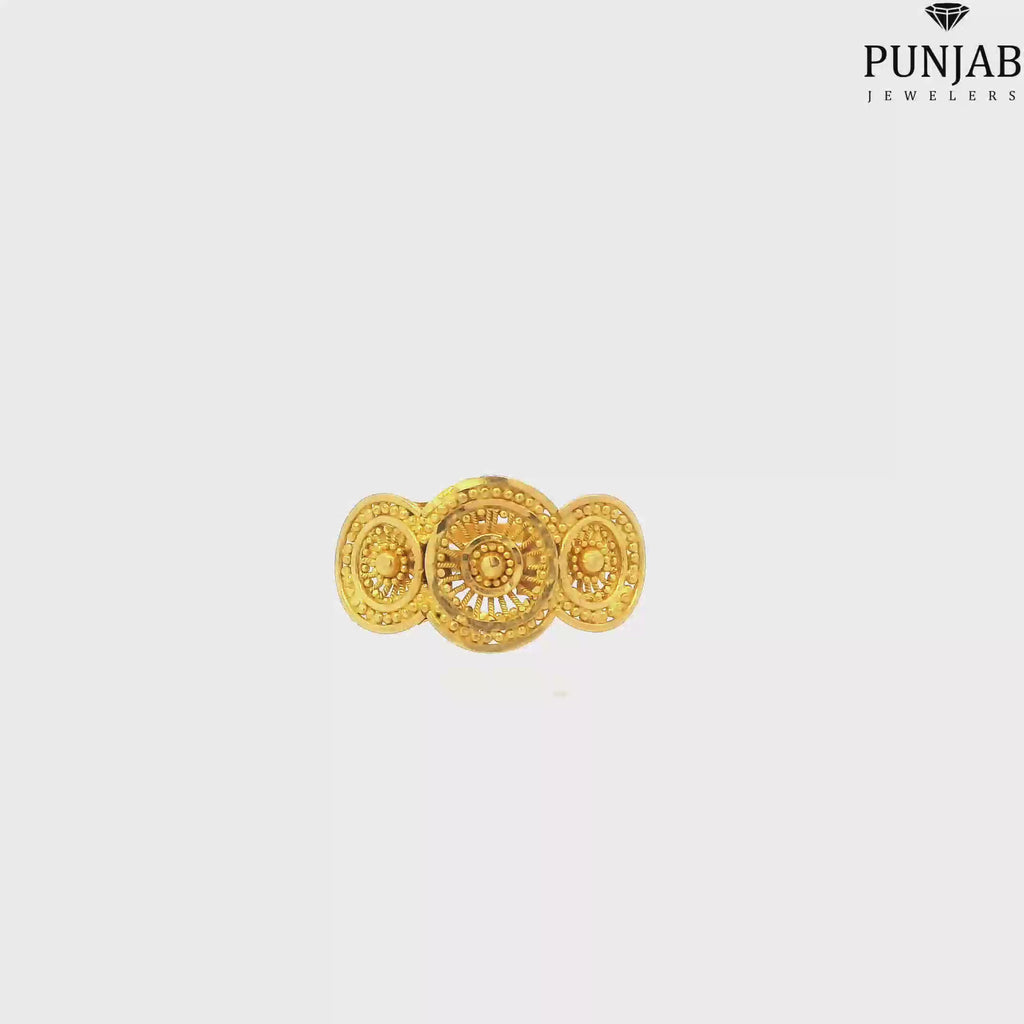 22K Yellow Gold Traditional Ring