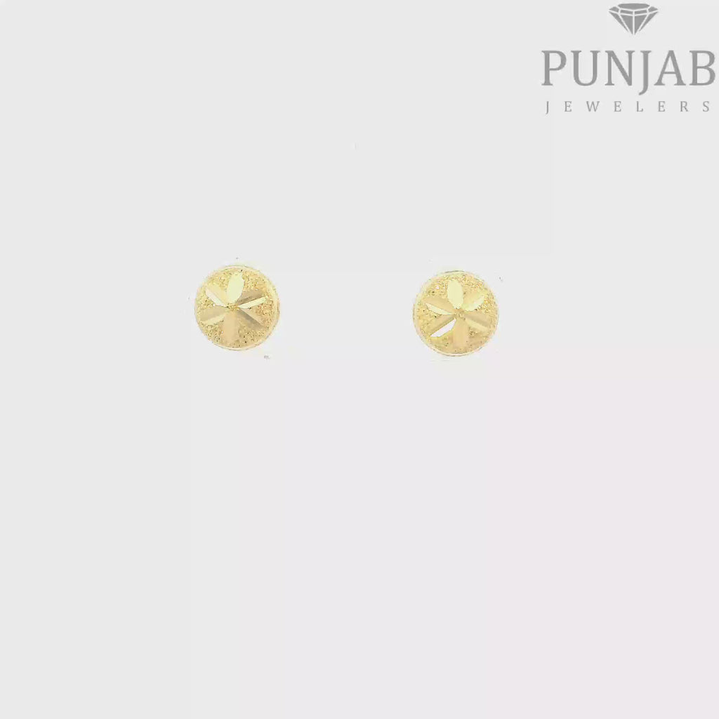 22K Yellow Gold Fancy Earrings