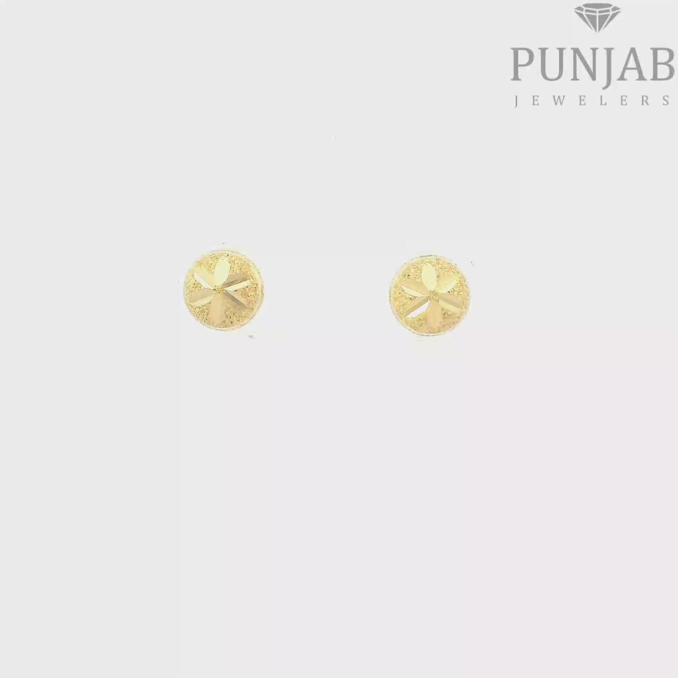 22K Yellow Gold Fancy Earrings