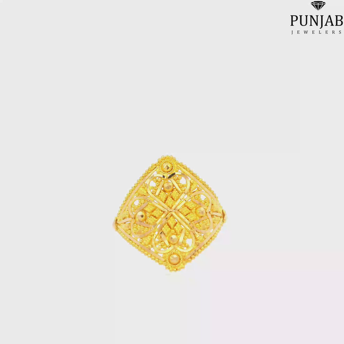 22K Yellow Gold Traditional Ring