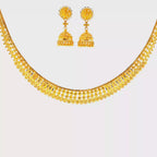 22K Yellow Gold High-Polish Cable Link Chain Necklace