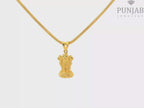 22K Yellow Gold Traditional Pendant