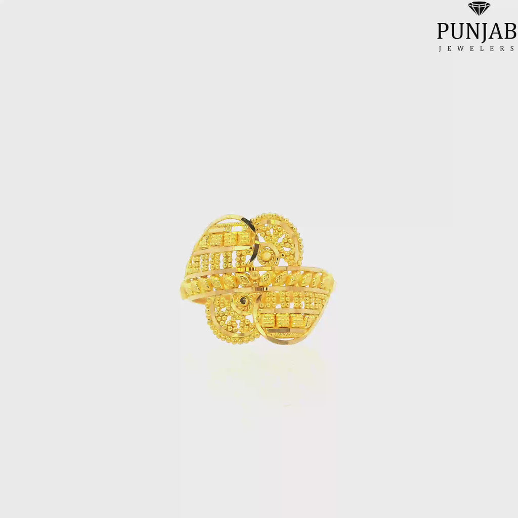 22K Yellow Gold Traditional Ring