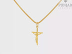 22K Yellow Gold Cross Pendant