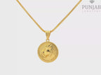 22K Yellow Gold Fancy Pendant