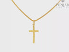 22K Yellow Gold Cross Pendant
