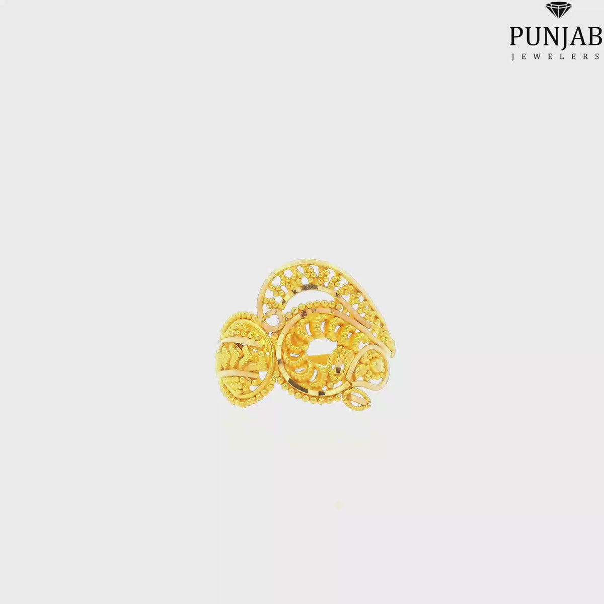 22K Yellow Gold Traditional Ring