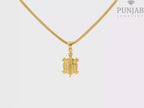 22K Yellow Gold Fancy Pendant