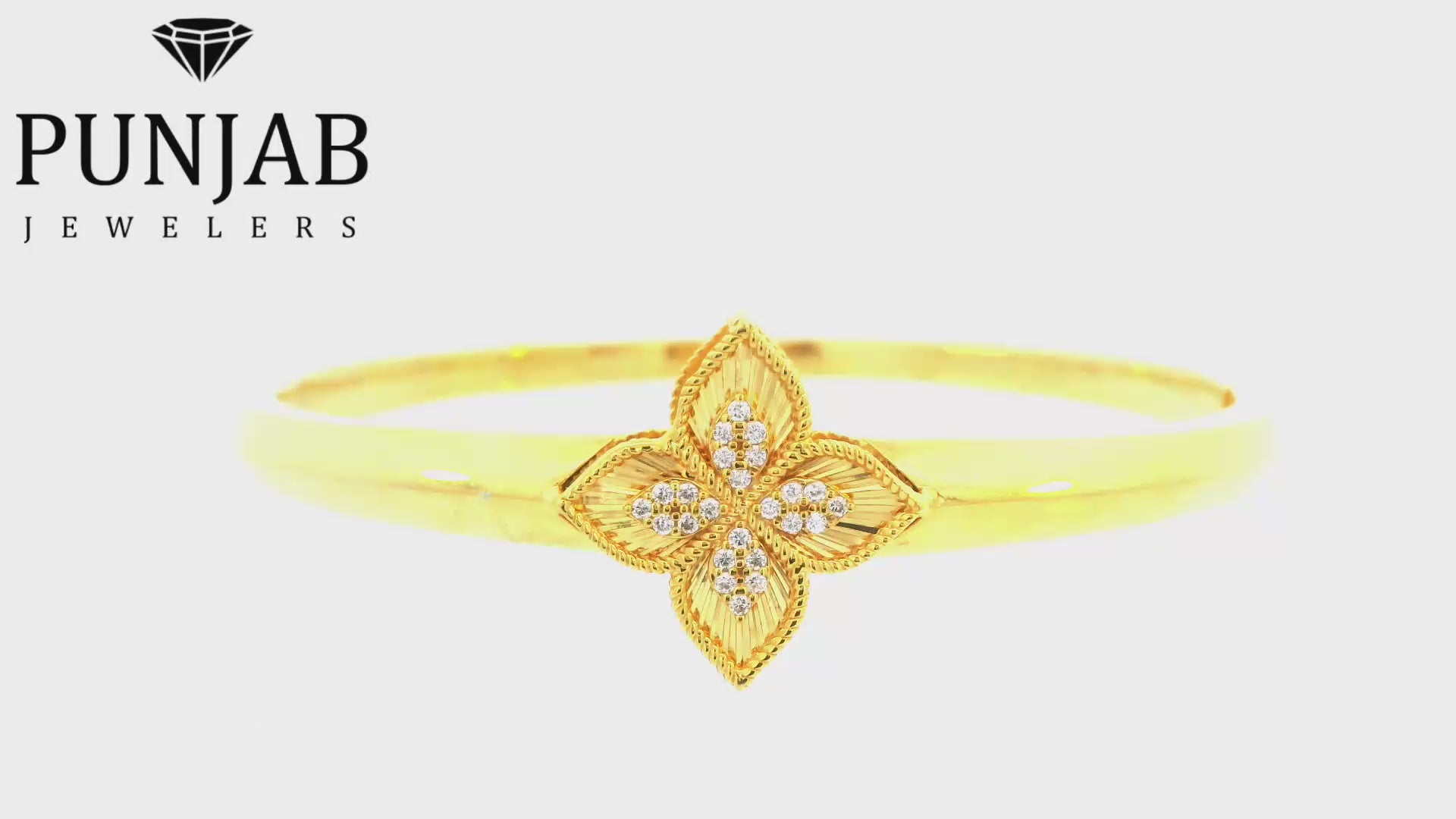 22K Two-Tone Gold Bracelet