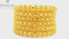 22K Yellow Gold Traditional Bangles Set – Timeless Heritage Elegance