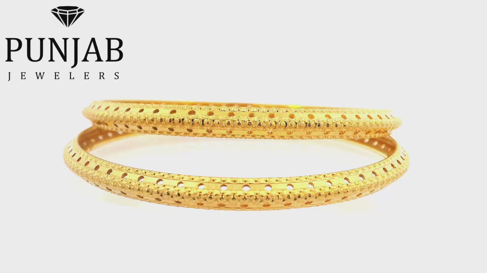 22K Yellow Gold Traditional Bangle