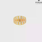 22K Two-Tone Gold Ring