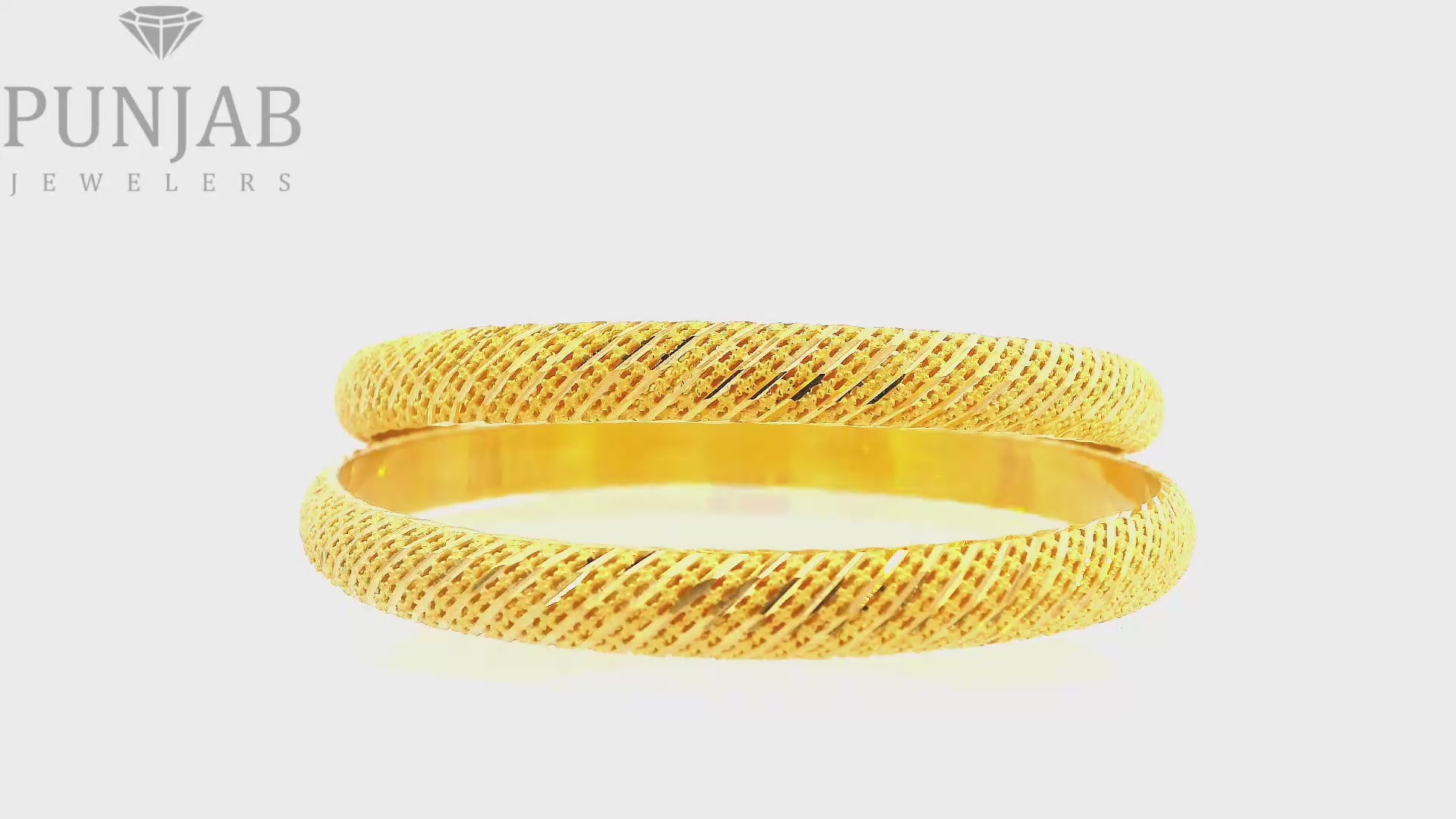 22K Yellow Gold Traditional Bangles – Timeless Heritage Elegance