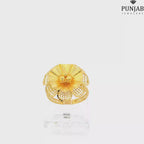 22K Yellow Gold Fancy Ring
