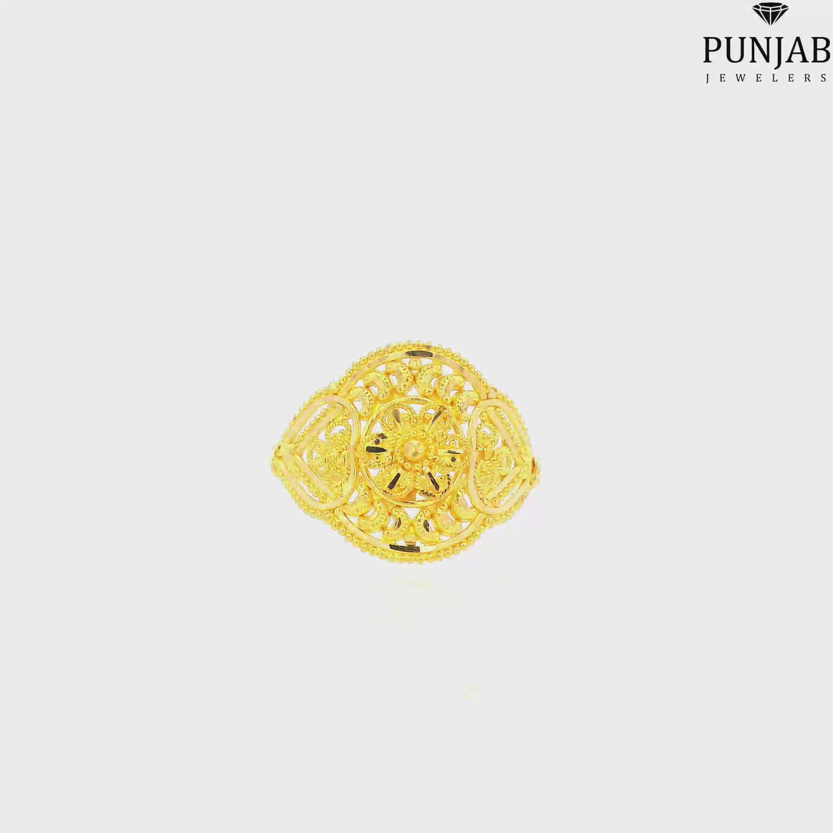 22K Yellow Gold Traditional Ring