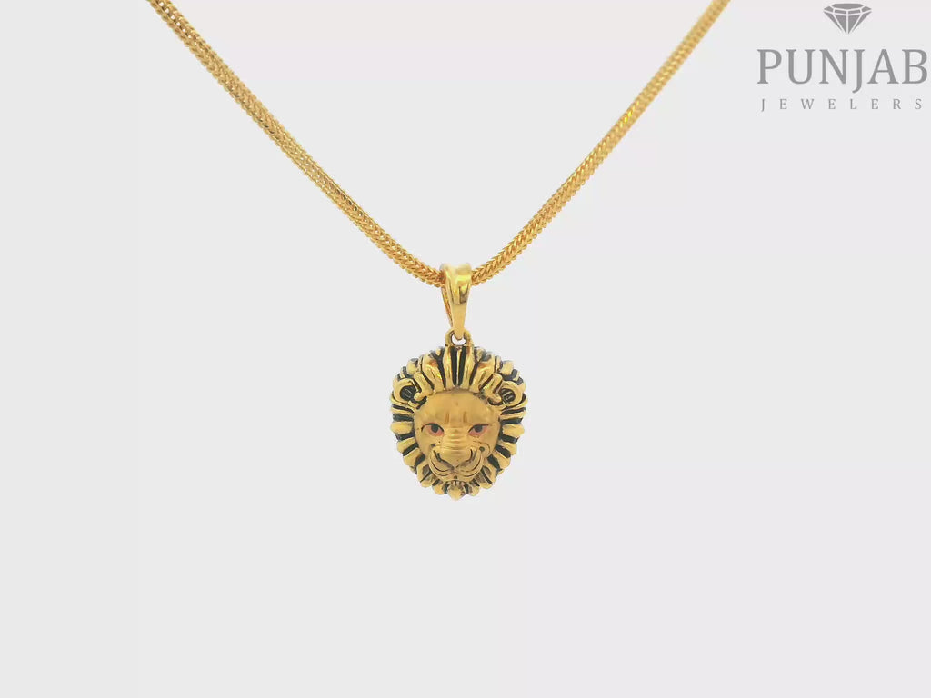 22K Yellow Gold Fancy Pendant