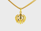 22K Yellow Gold Khanda Pendant