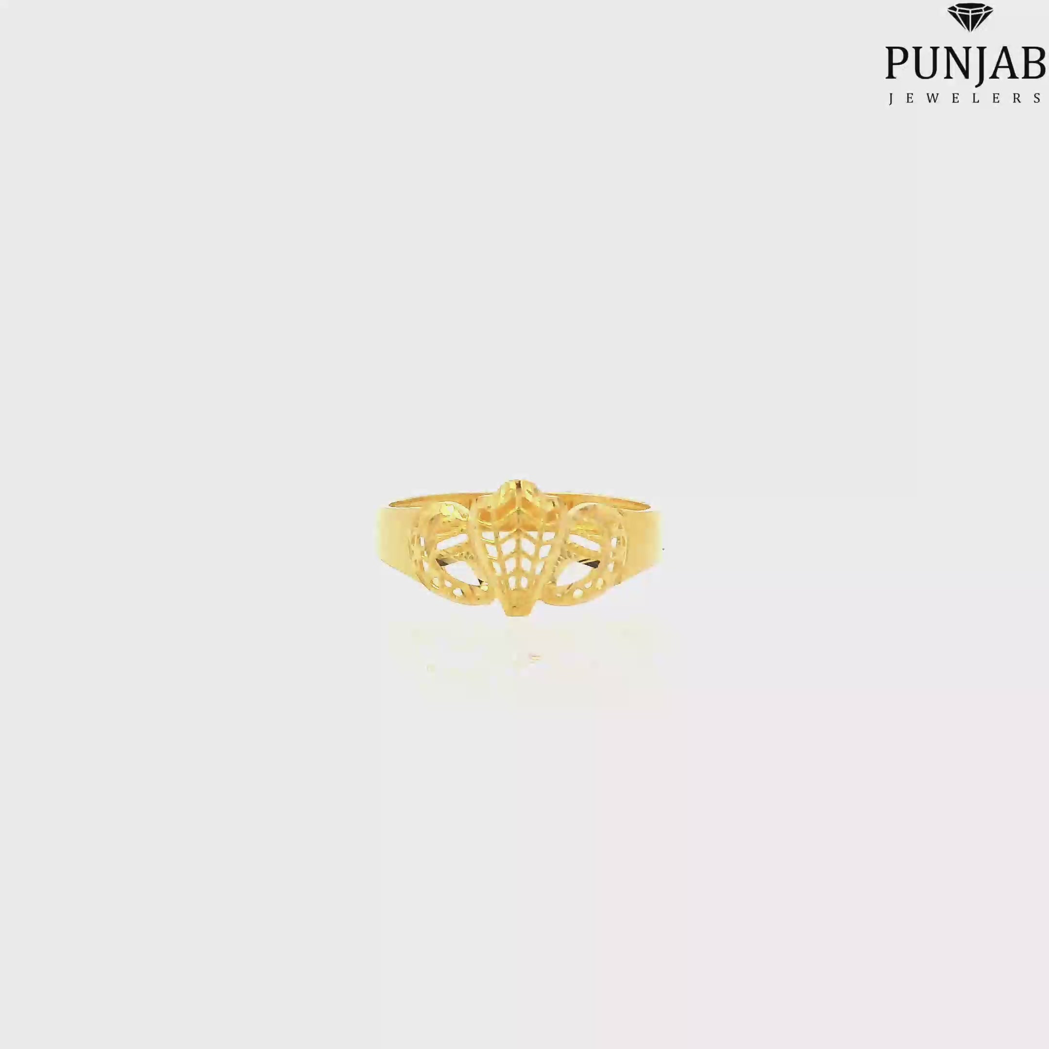 22K Yellow Gold Traditional Ring