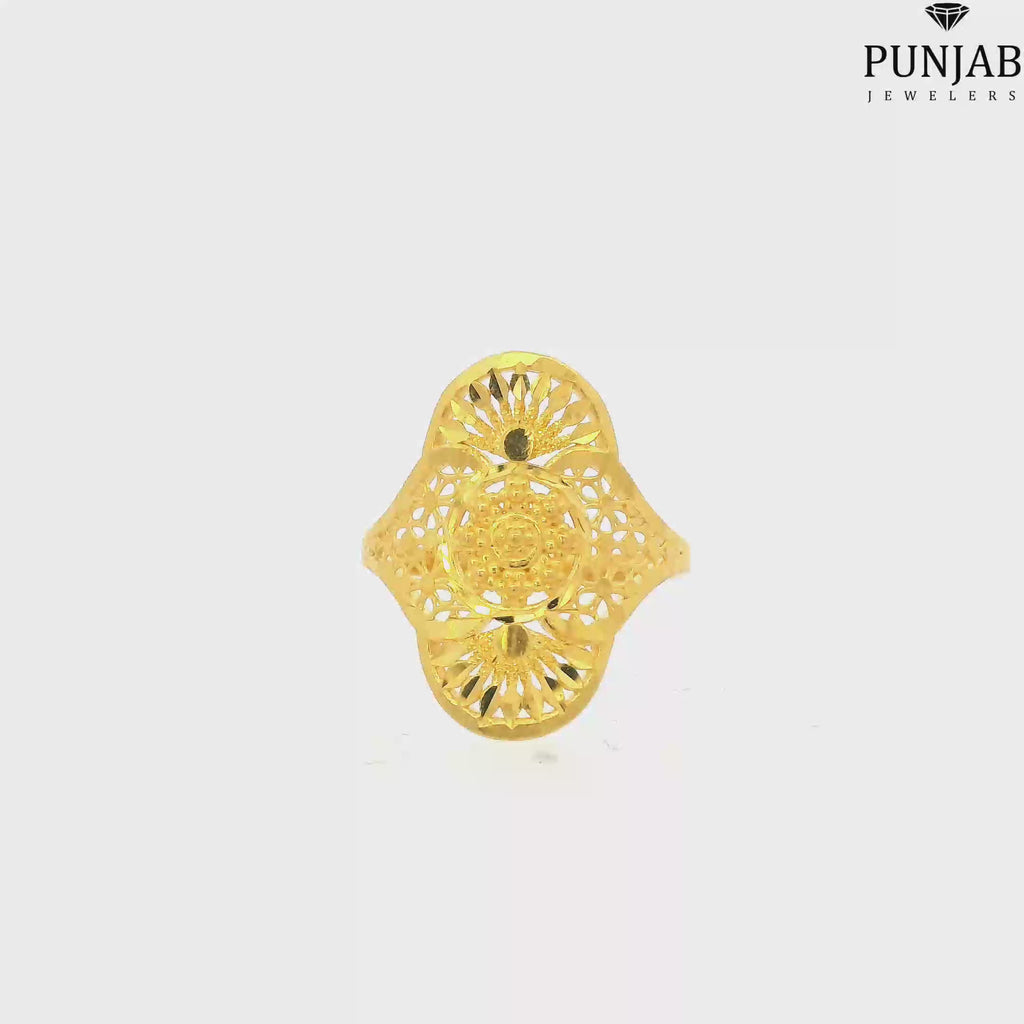 22K Yellow Gold Traditional Ring