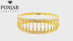 22K Two-Tone Gold Bangle
