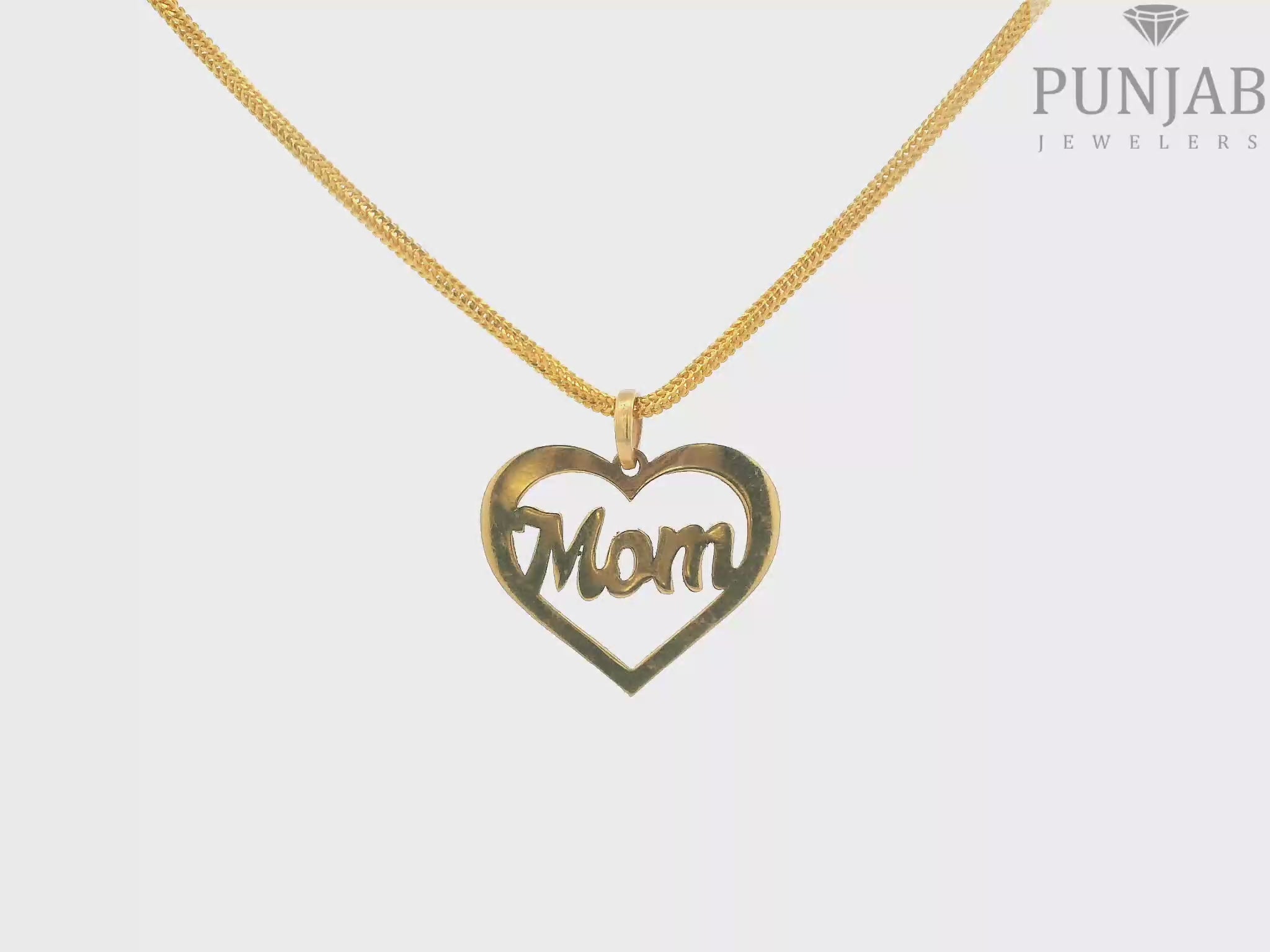 22K Yellow Gold Fancy Pendant