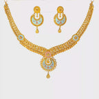 22K Three-Strand Yellow Gold Layered Bead Necklace