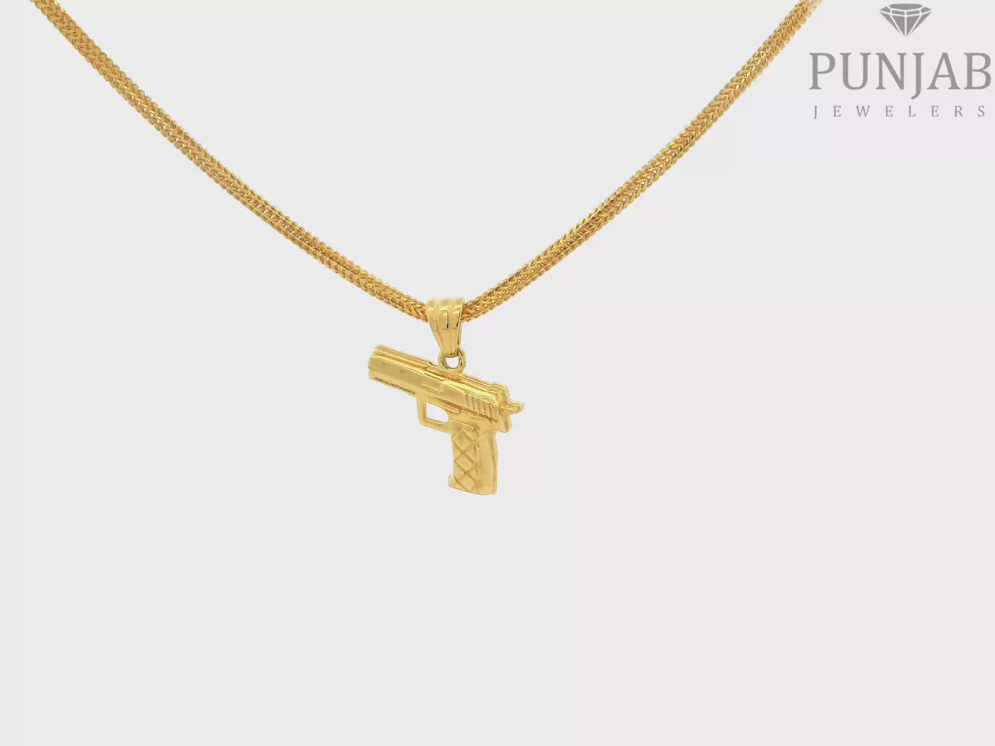 22K Yellow Gold Fancy Pendant