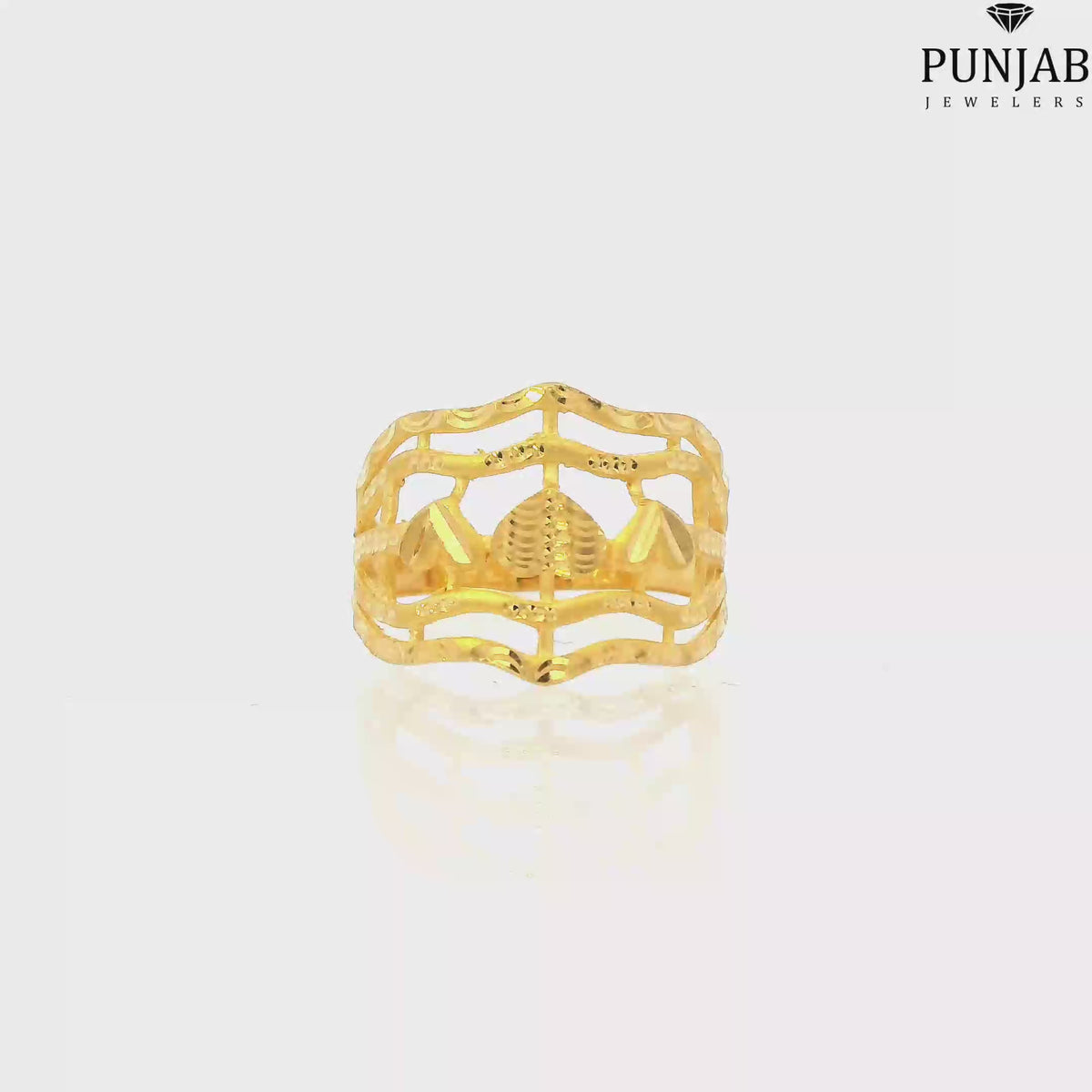 22K Yellow Gold Traditional Ring