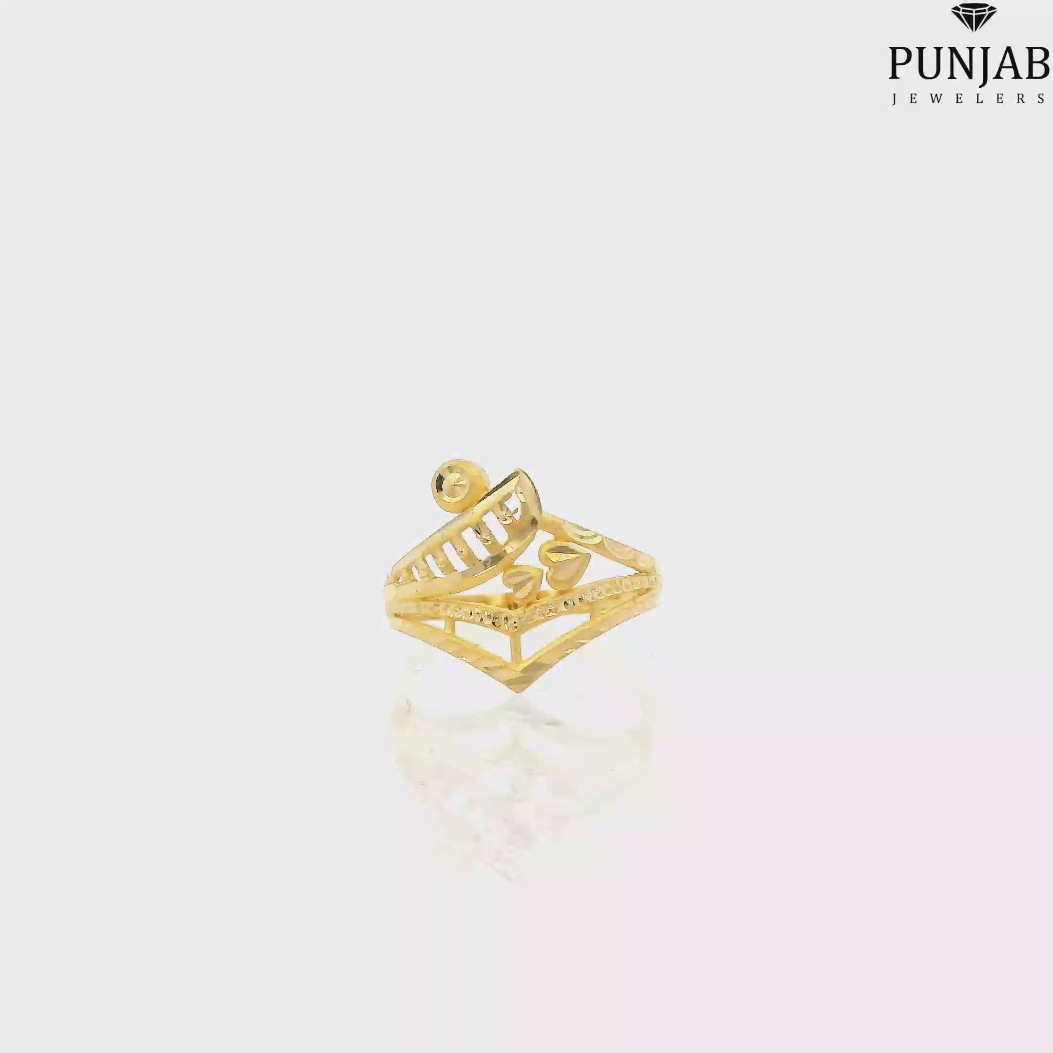 22K Yellow Gold Traditional Ring