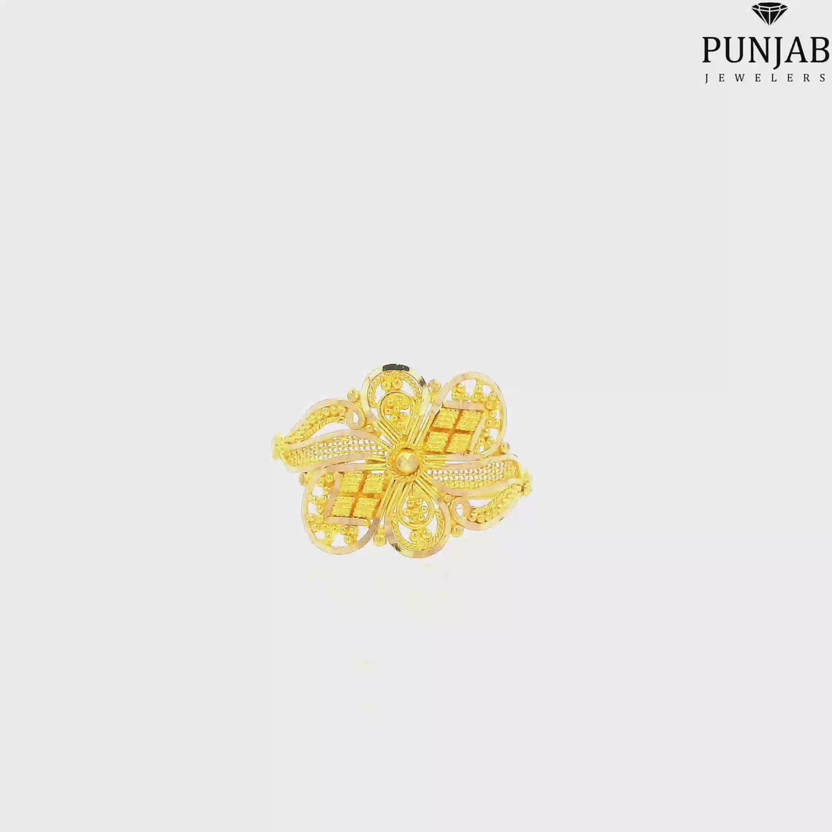 22K Yellow Gold Traditional Ring
