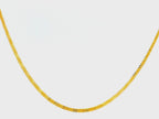 22K Yellow Gold Chain Necklace with 1.65mm Width