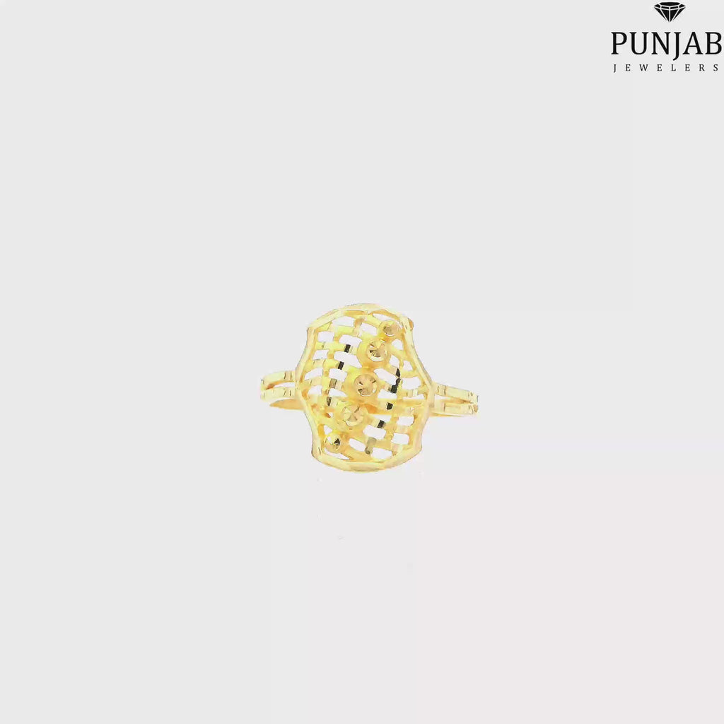 22K Yellow Gold Fancy Ring