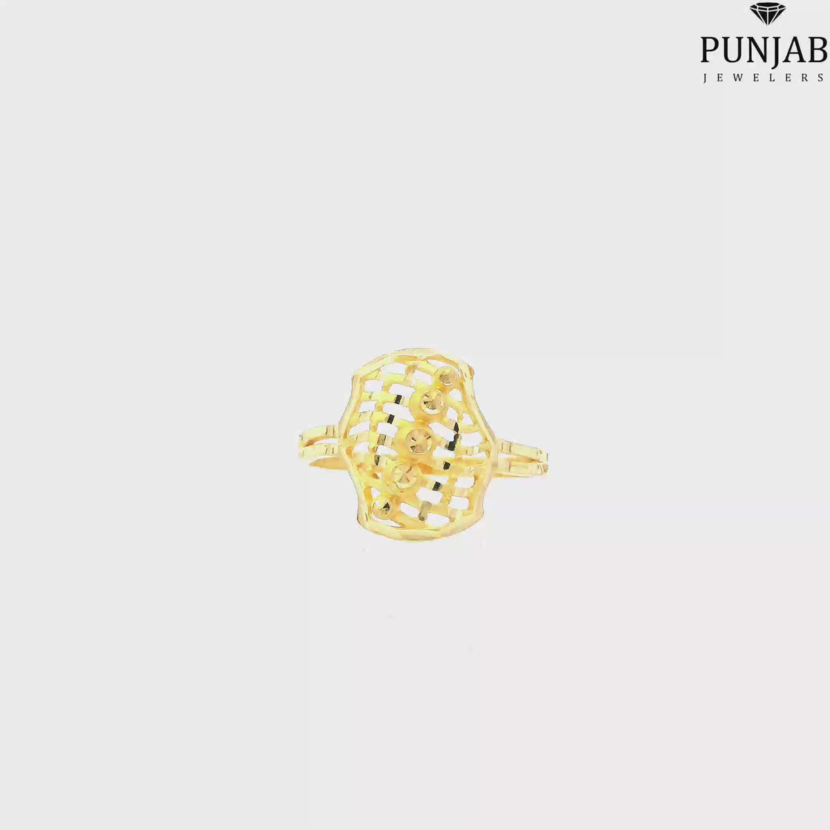 22K Yellow Gold Fancy Ring