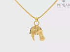 22K Yellow Gold Khanda Pendant