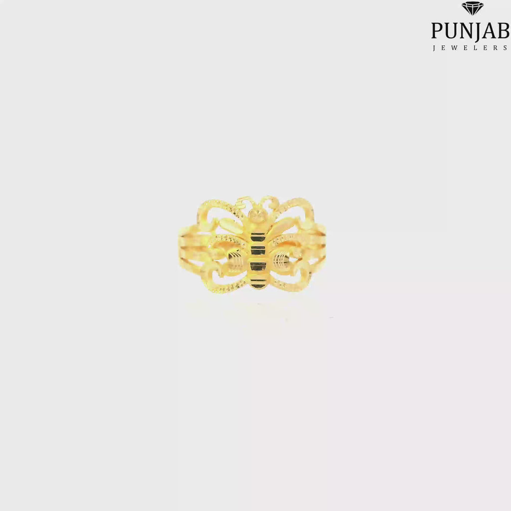 22K Yellow Gold Traditional Ring