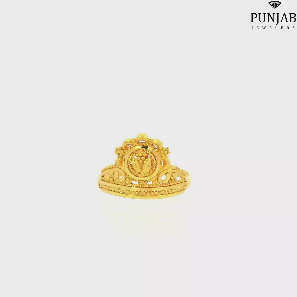 22K Yellow Gold Traditional Ring