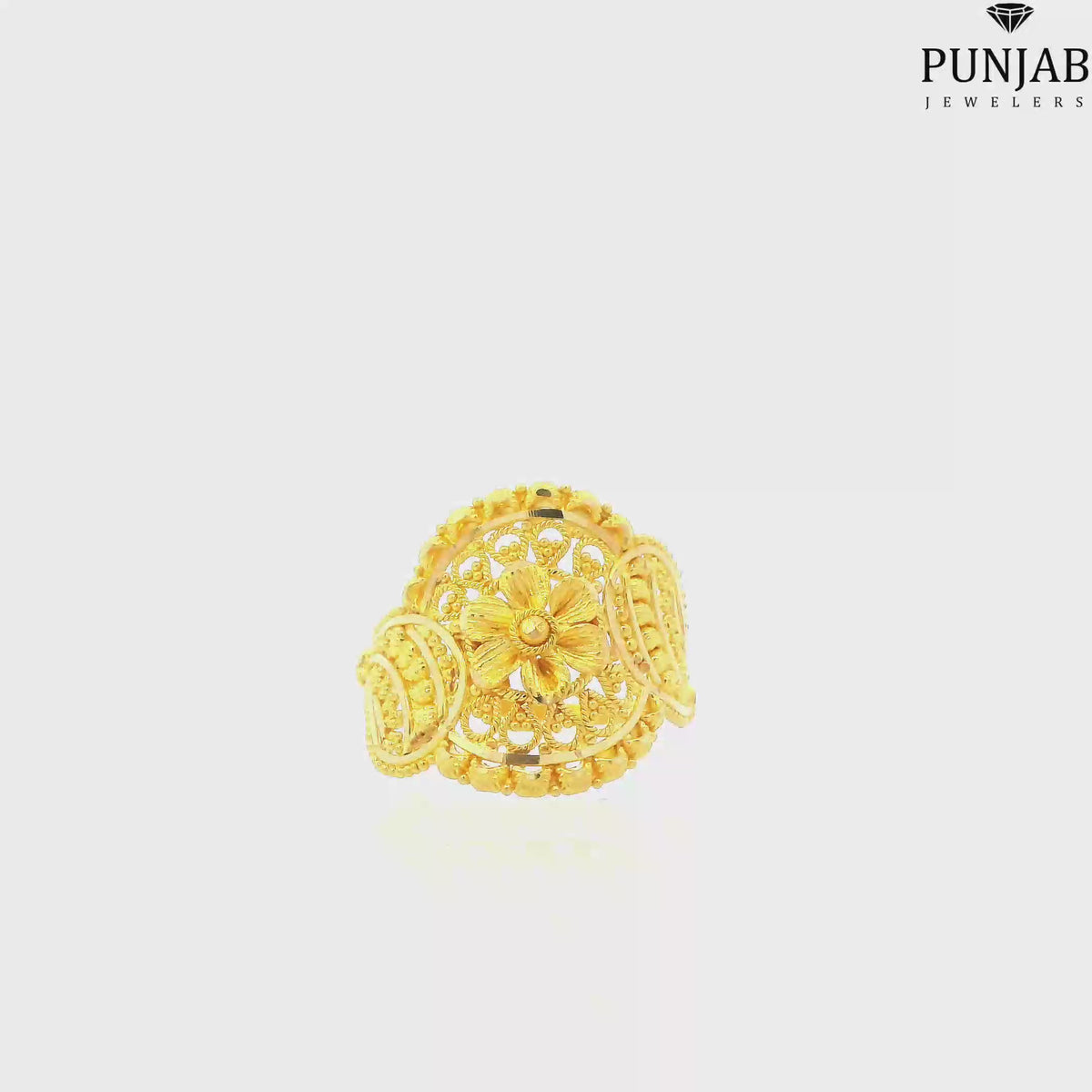 22K Yellow Gold Traditional Ring
