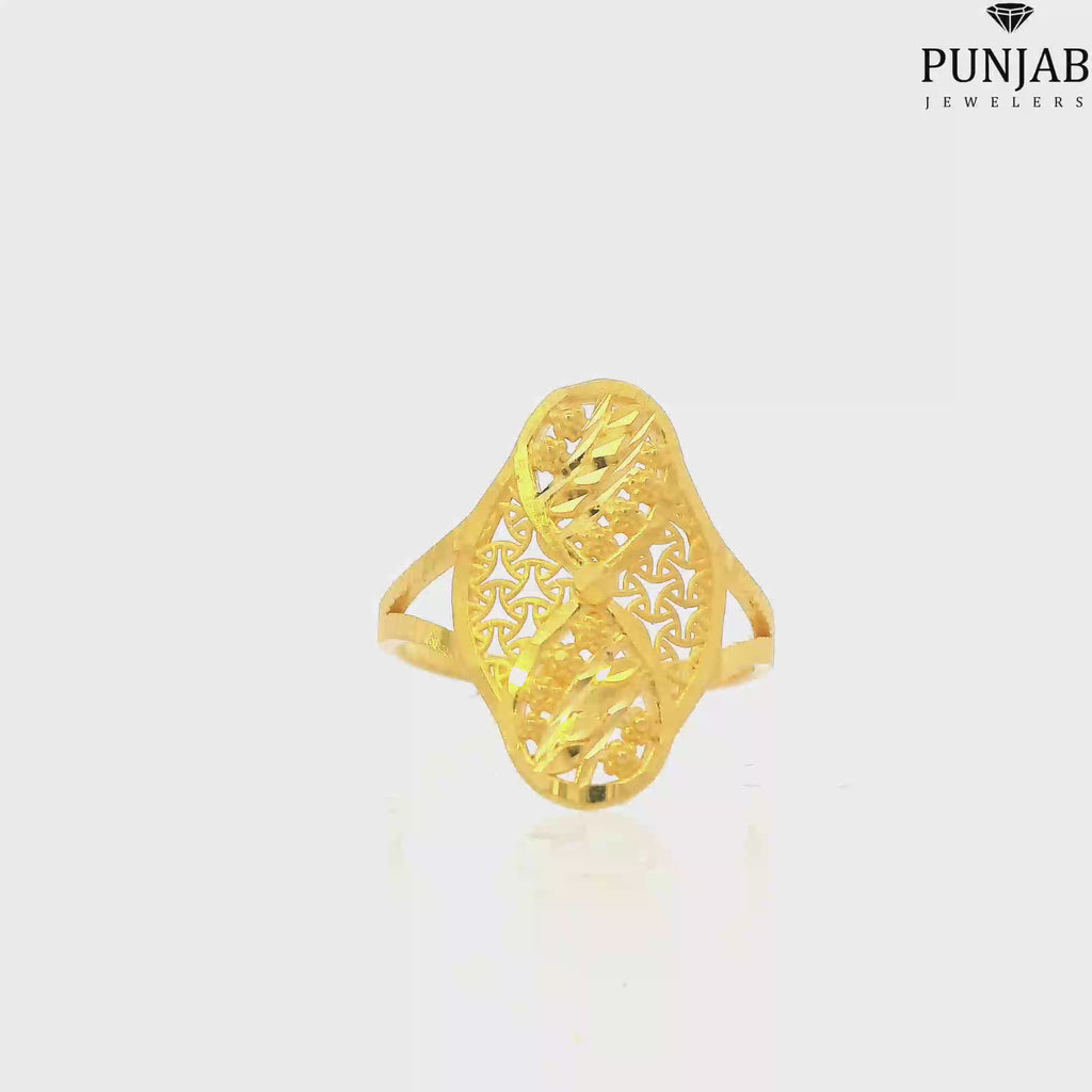 22K Yellow Gold Traditional Ring