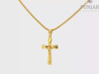 22K Yellow Gold Cross Pendant